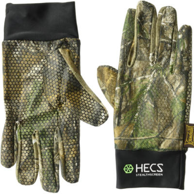 Hunting Gloves Special Archer's 6" Cuff Camouflage with Grip NEW mens 