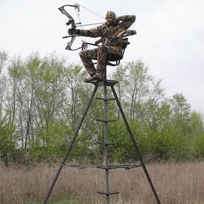 Guide Gear 18 Archers Ladder Tree Stand Hunting Bow and Arrow 